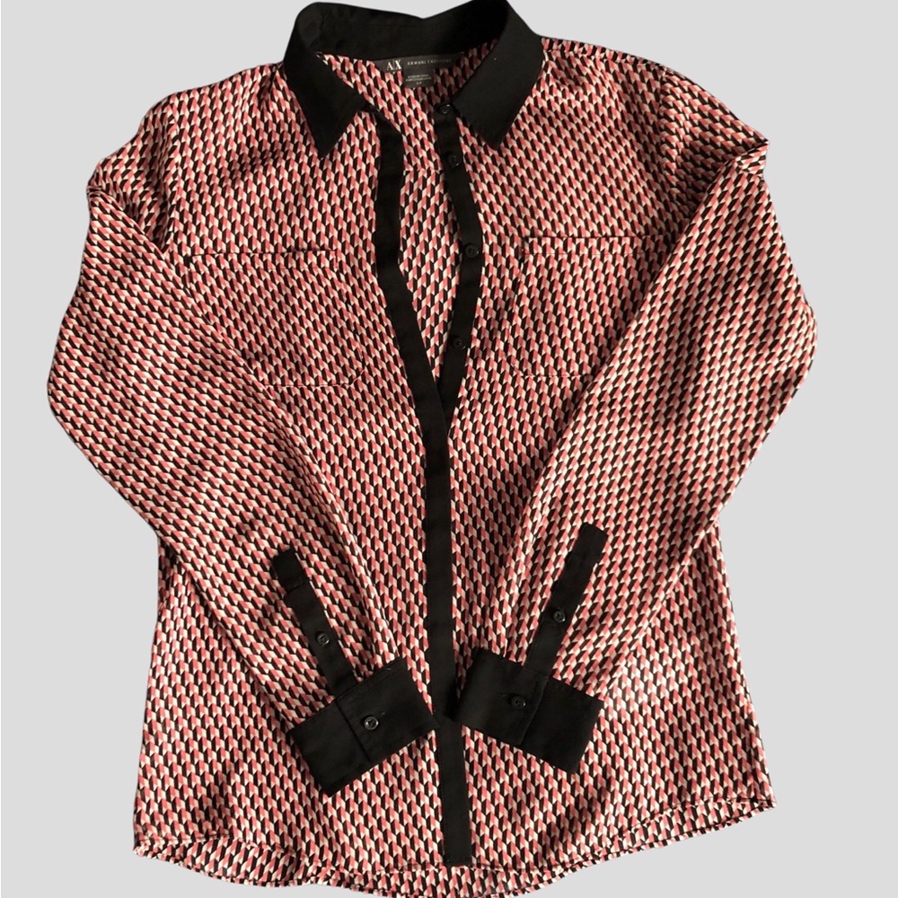 A/X Armani Exchanged Button-up Blouse Size S